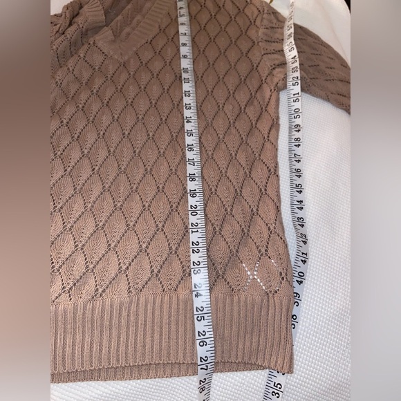 Women’s EMPROVED knitted organic cotton V Neck sweater size medium - Picture 9 of 12